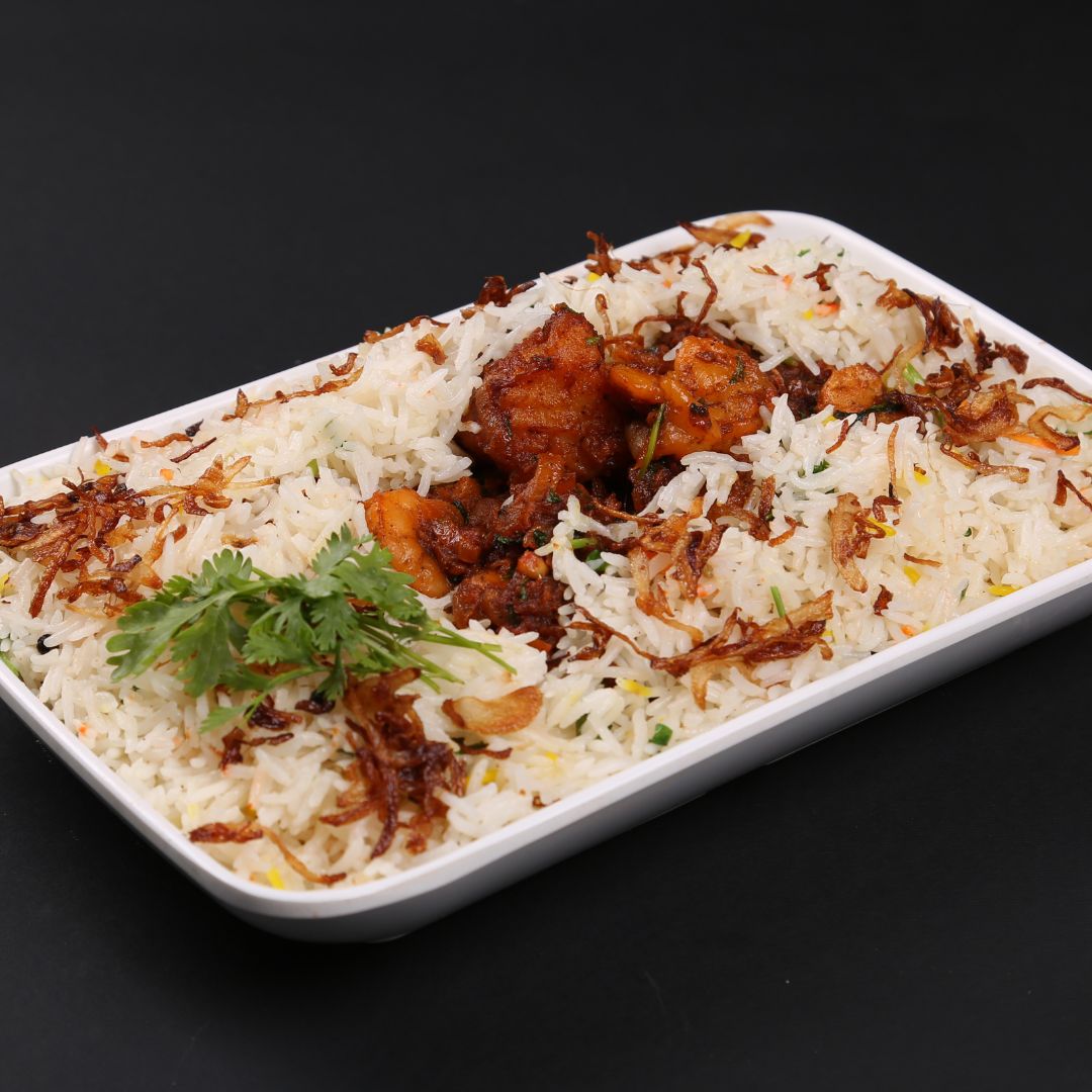 Ocean Delight Prawns Pulao