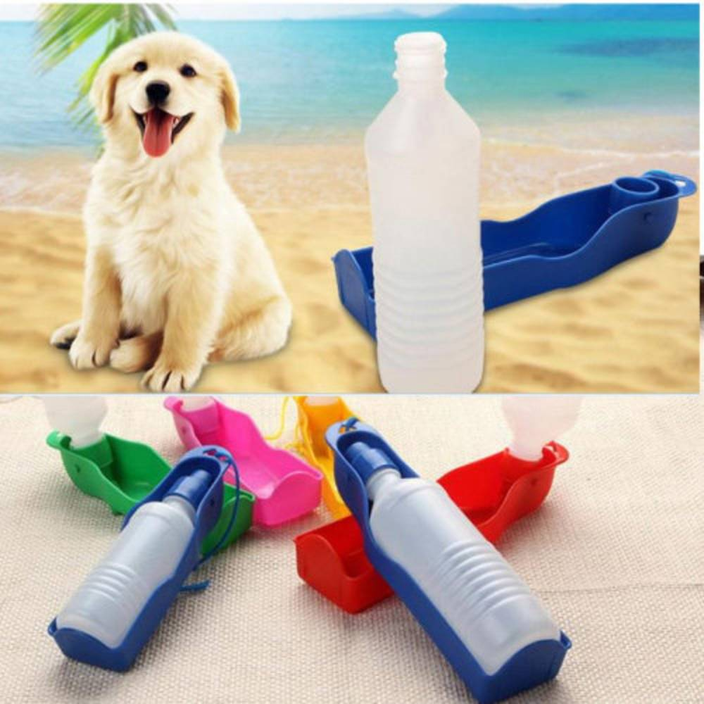 Trixie Travel Bottle with Bowl for Dogs and Cats (Assorted)