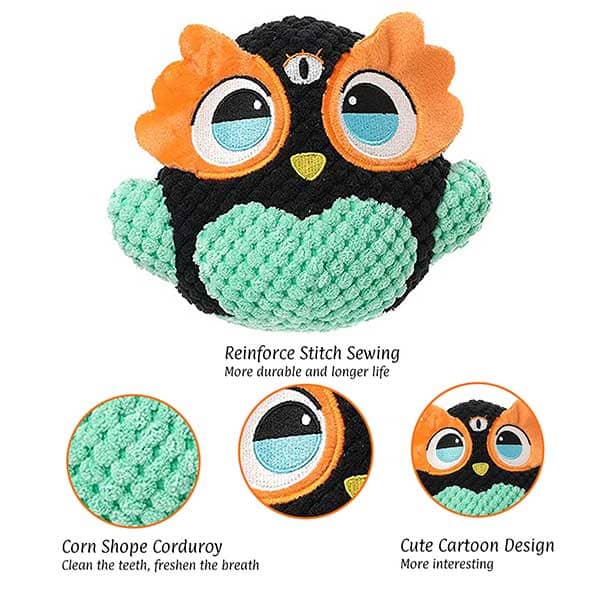 Pawsindia Witty the Owl Toy for Dogs