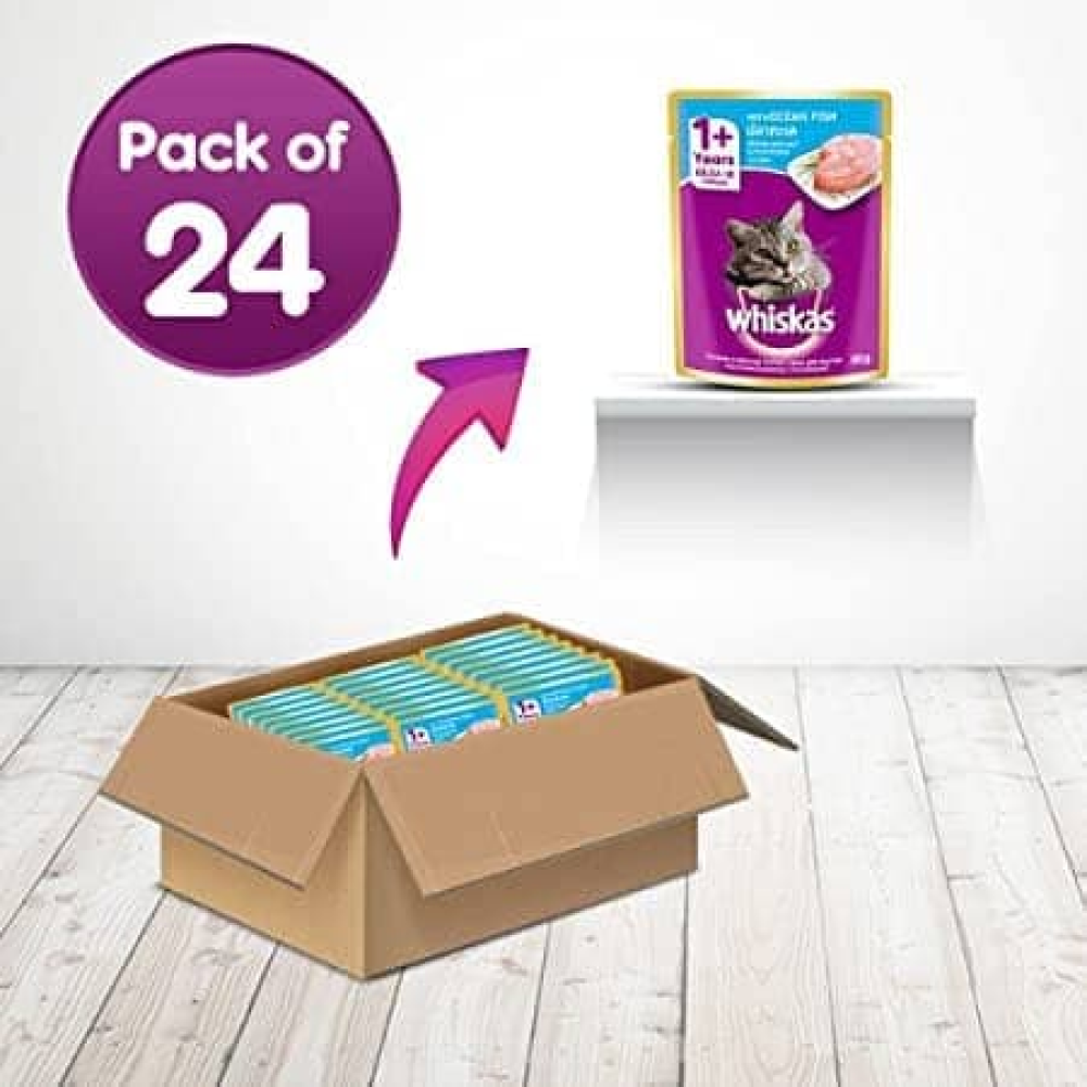 Whiskas Ocean Fish Adult Cat Wet Food