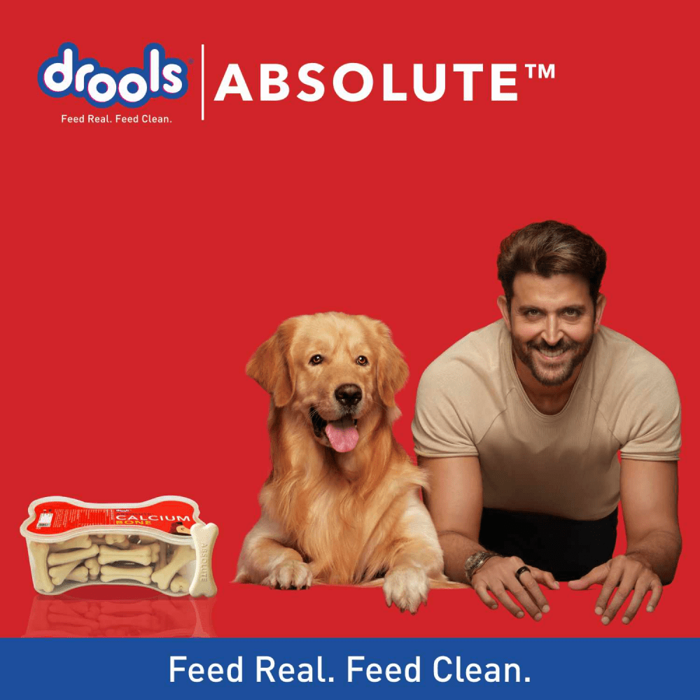 Drools Focus Super Puppy and Absolute Calcium Bone Jar Dog Dry Food Combo (8kg + 600g)