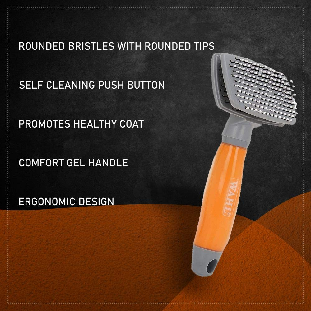 Wahl Premium Slicker Brush for Dogs (Large,10cm)