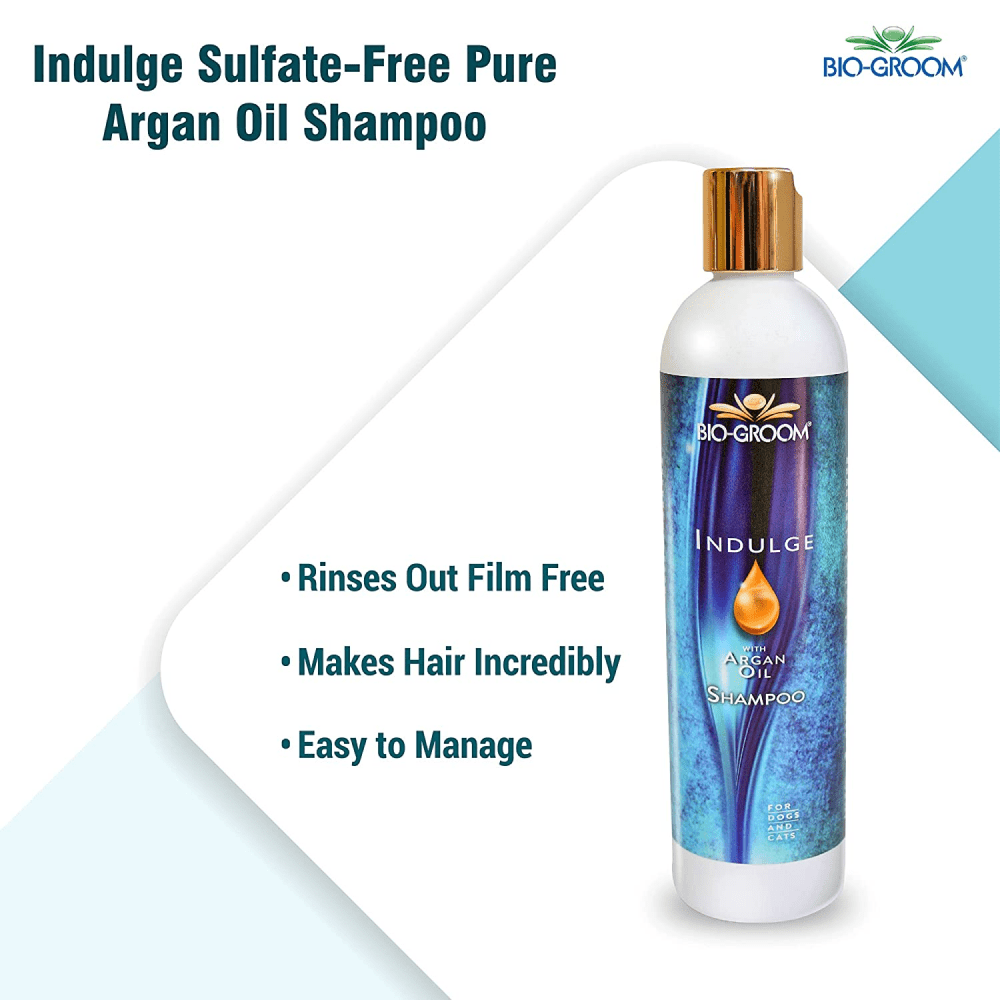 Bio Groom Indulge Sulfate Free Pure Argan Oil Shampoo for Dogs and Cats