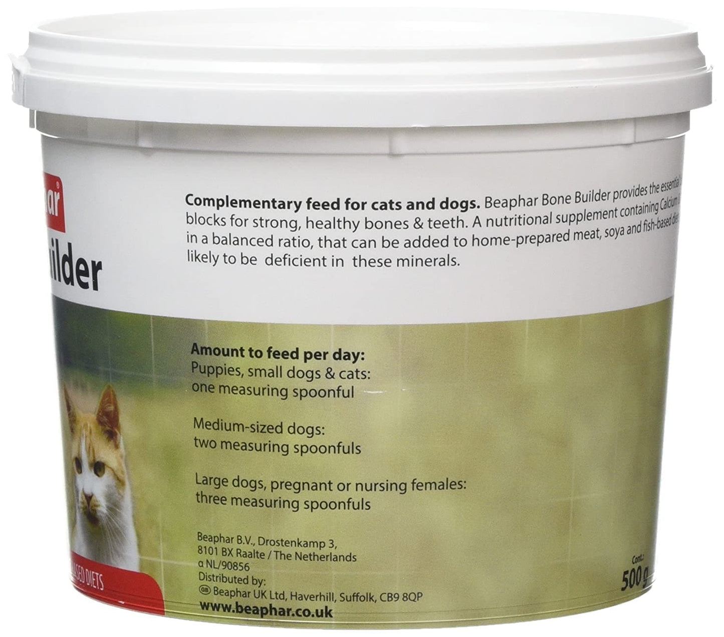 Beaphar Bone Builder Calcium Supplement for Dogs and Cats