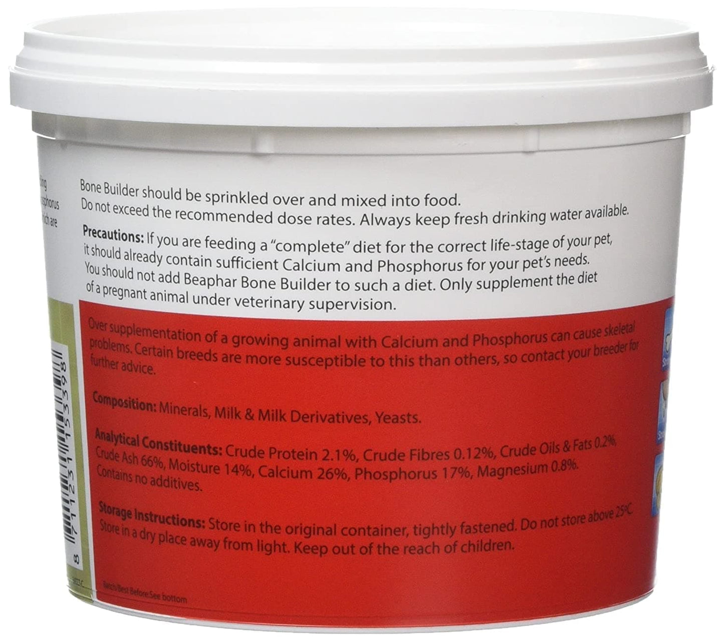 Beaphar Bone Builder Calcium Supplement for Dogs and Cats