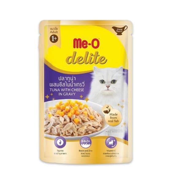 Me O Delite Tuna with Cheese in Gravy Cat Wet Food