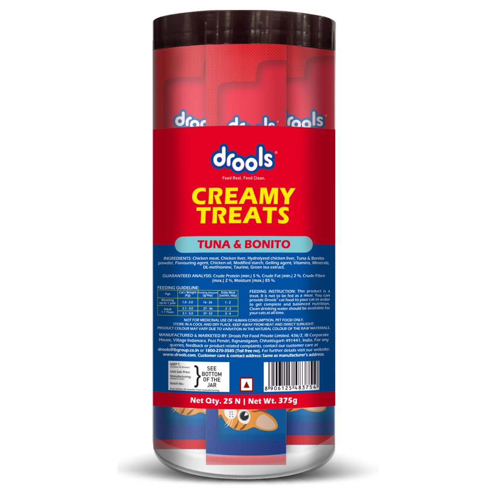Drools Tuna & Bunito Creamy Cat Treats