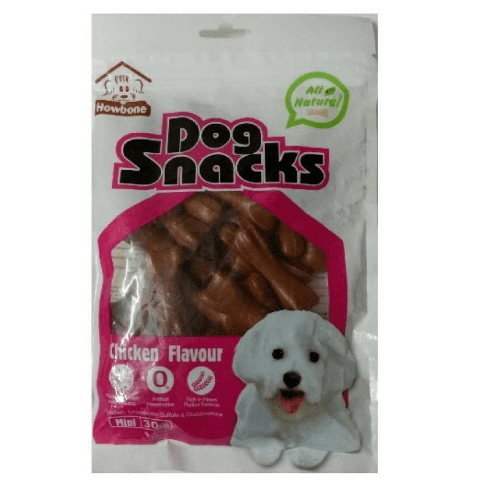 Gnawlers How Bone Chicken Flavoured Dog Treats