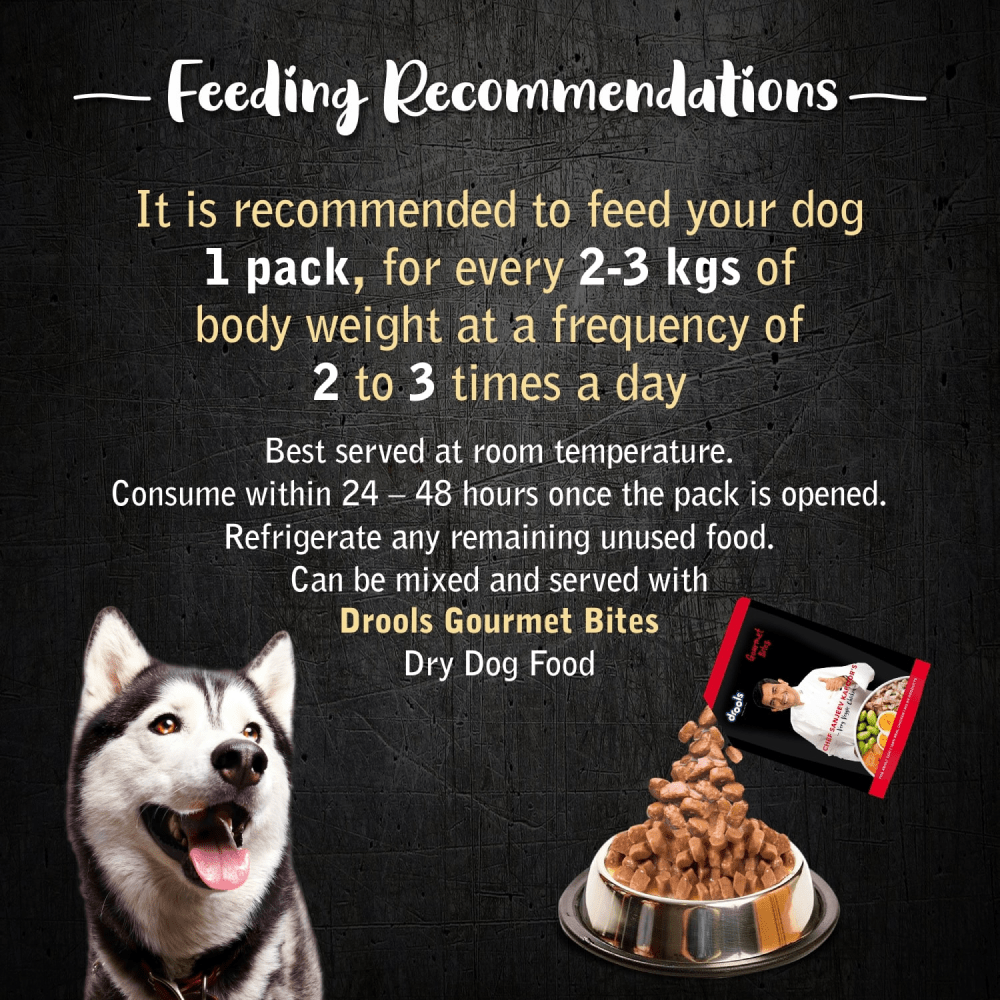 Drools Gourmet Bites Sanjeev Kapoor Recipe Very Veggie Chicken Adult Dog Wet Food