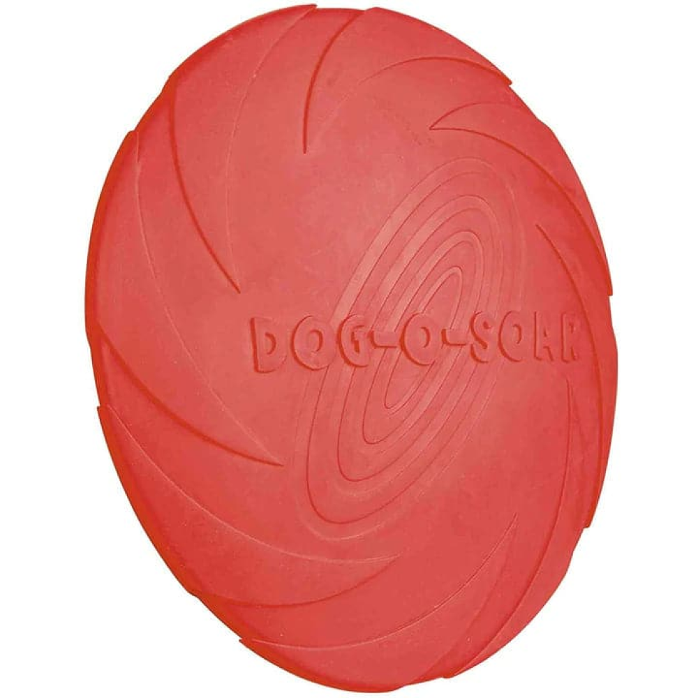 Trixie Floatable Natural Rubber Disc Toy for Dogs (Red)