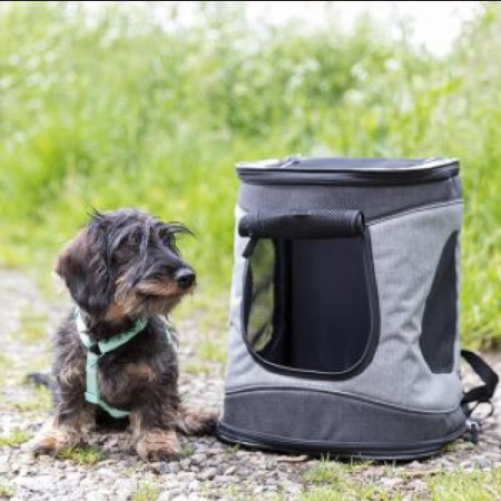 Trixie Timon Backpack for Dogs and Cats (Grey)