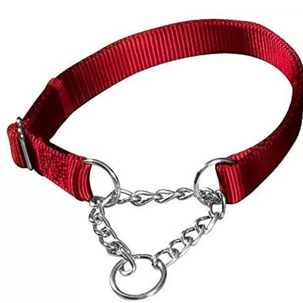 Trixie Premium Choke Collar for Dogs (Cherry Red)