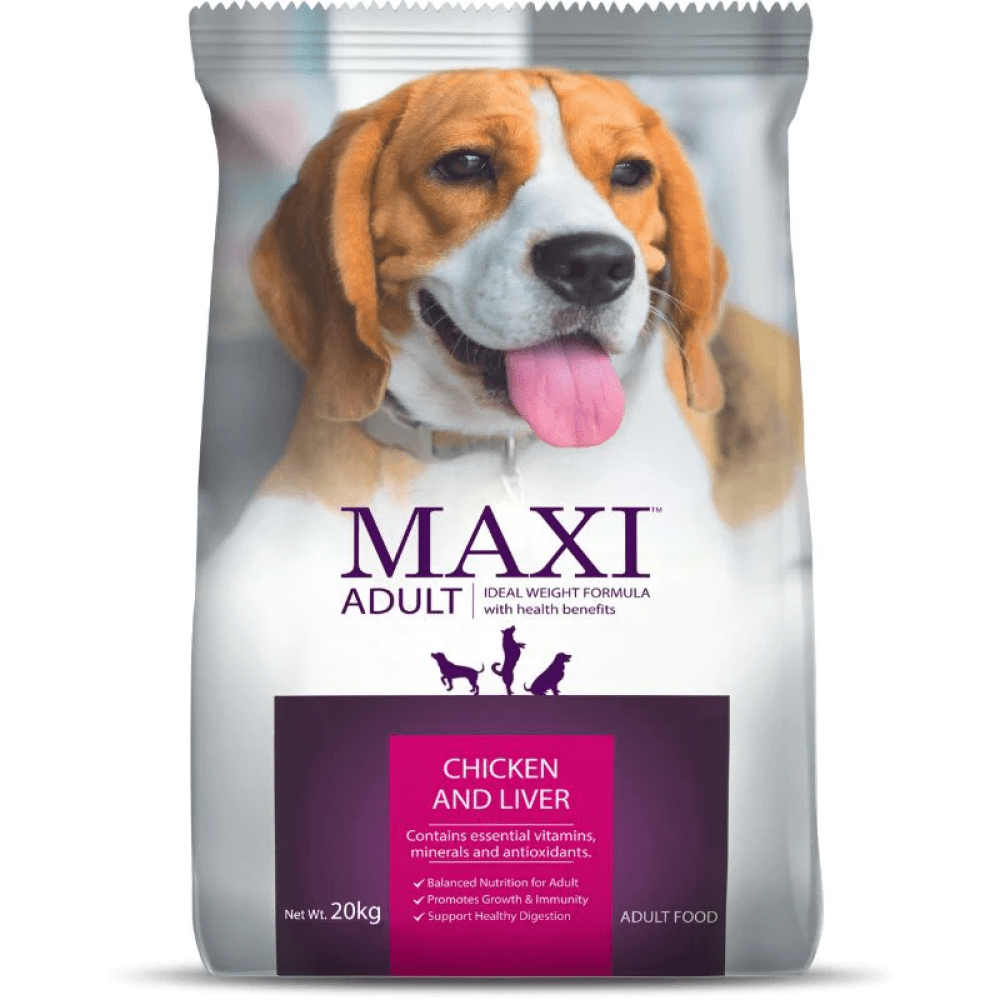 Maxi Adult Chicken and Liver 20Kg
