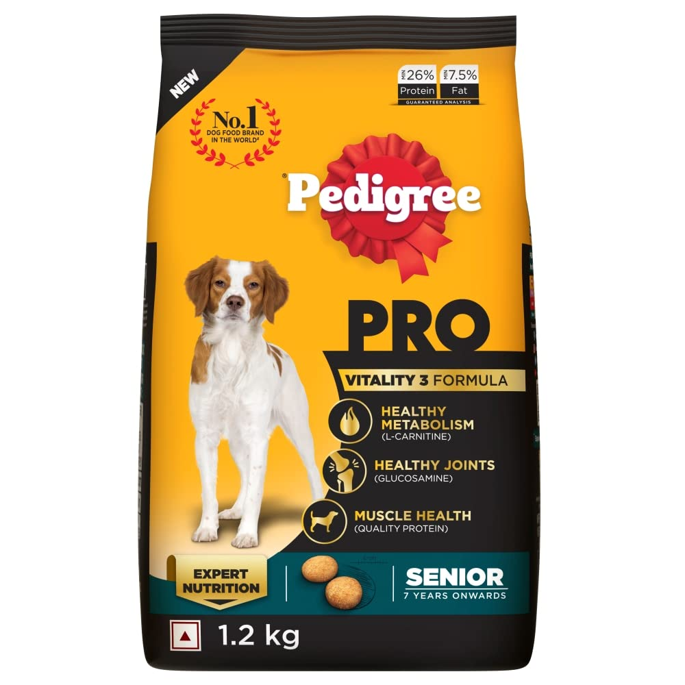 Pedigree PRO Expert Nutrition Senior(7+ Years) Adult Dog Dry Food
