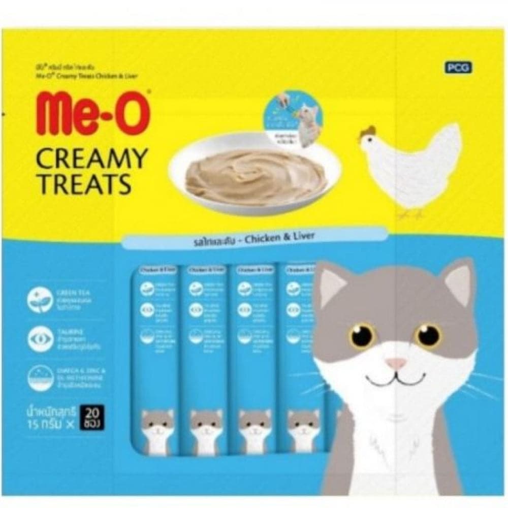 Me O Creamy Chicken & Liver Cat Treats