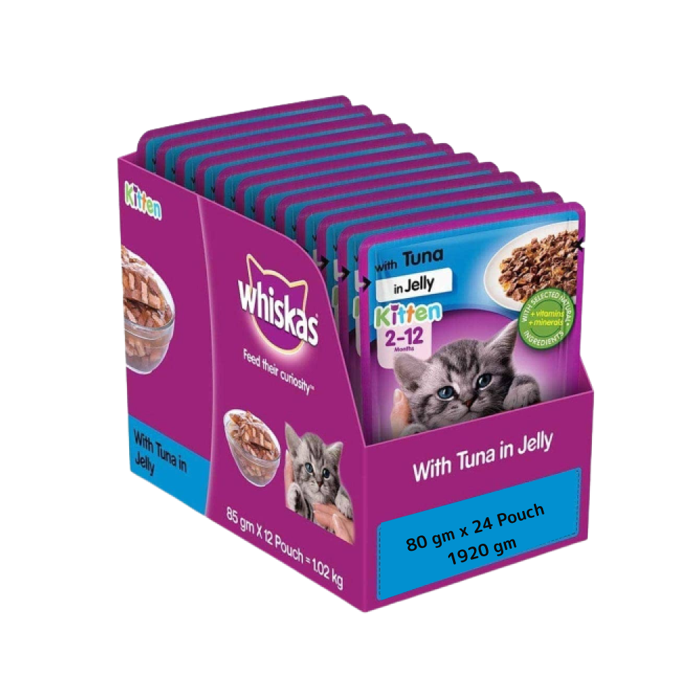 Whiskas Tuna in Jelly Kitten Wet Food