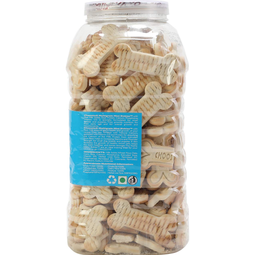 Choostix Biskies With Real Milk Solids Dog Treats