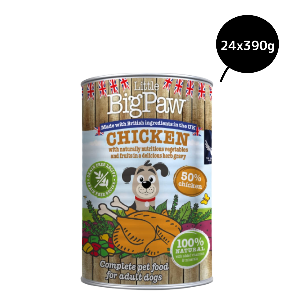 Little Big Paw Chicken Potato Peppers Beans & Herbs Dog Wet Food
