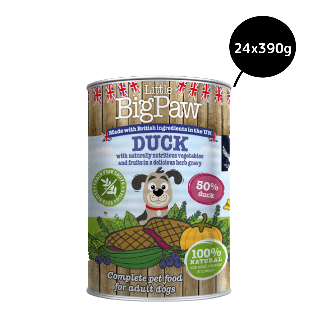 Little Big Paw Duck Bluberries Courgette Pumpkin & Herbs Dog Wet Food