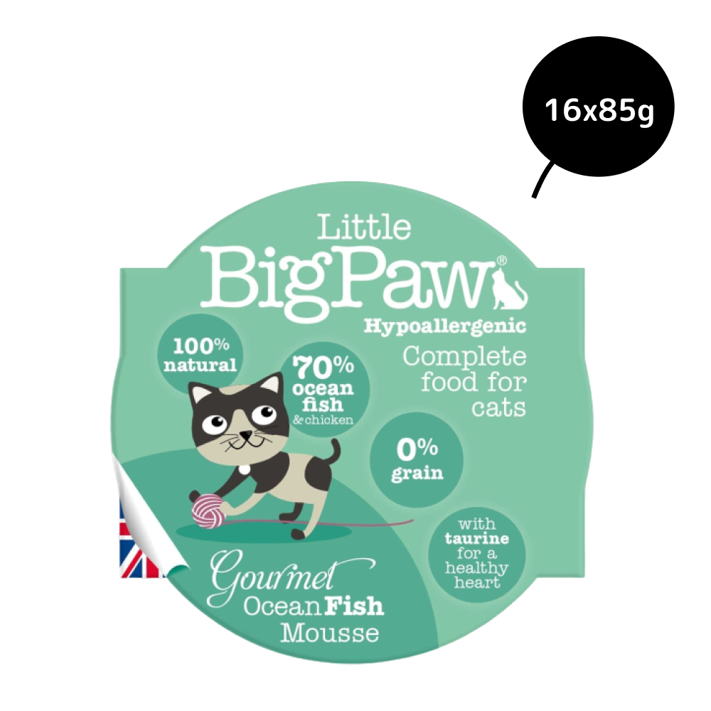 Little Big Paw Ocean Fish Mousse Cat Wet Food