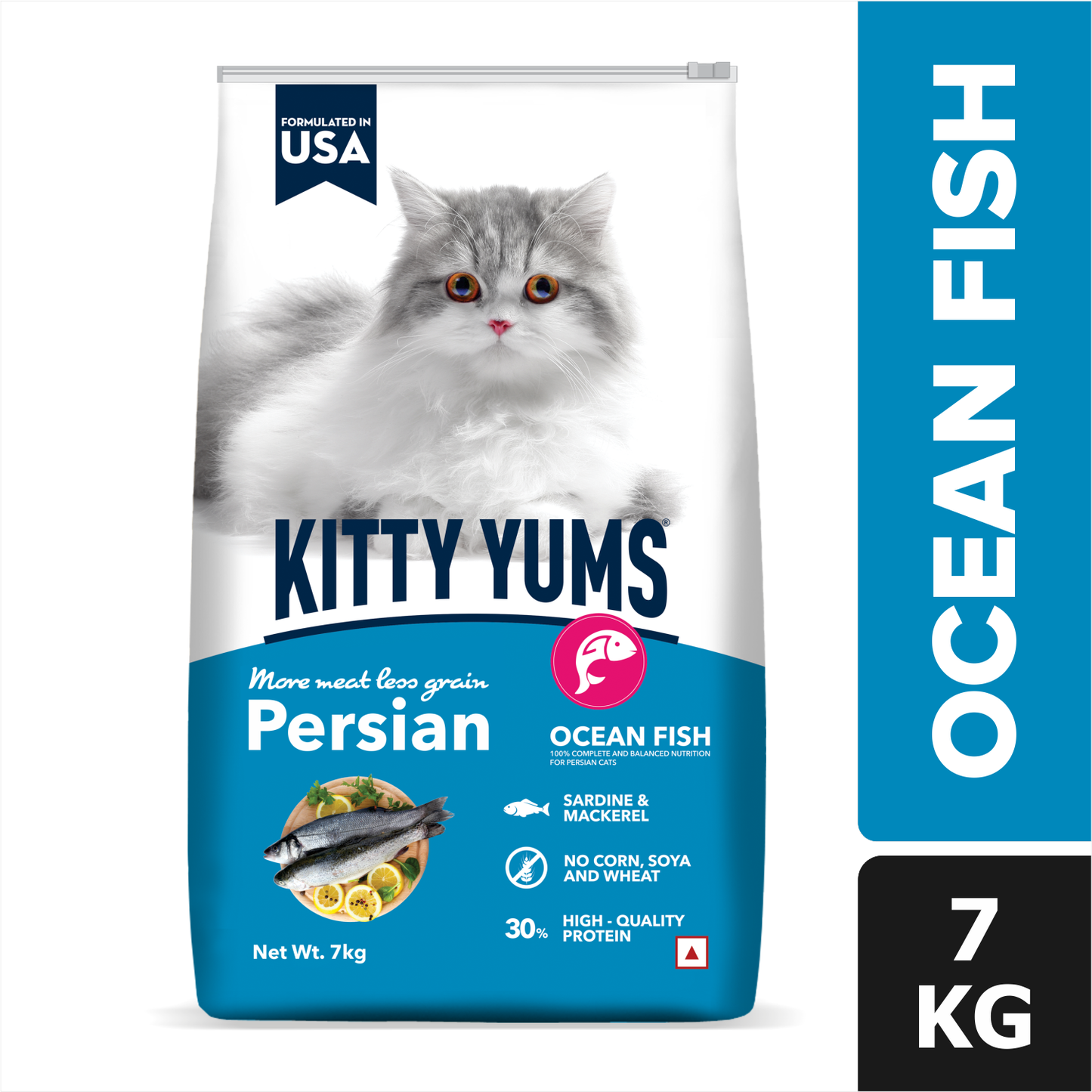 Kitty Yums Ocean Fish Persian 3Kg