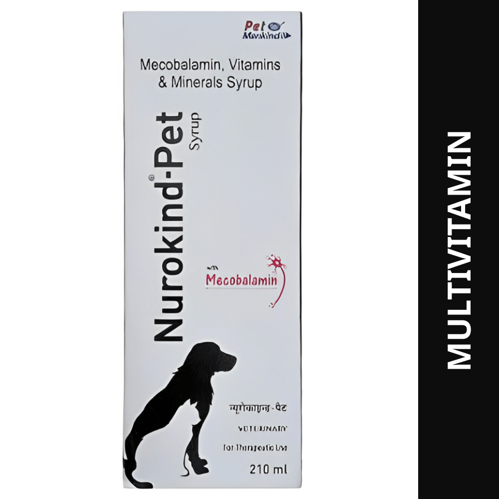 Mankind Nurokind Pet Multi Vitamin Supplement for Dogs and Cats (210ml)
