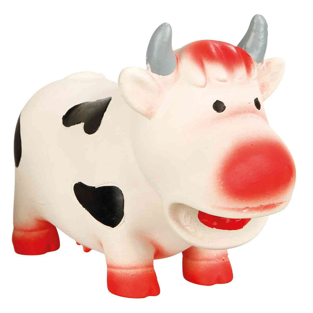 Trixie Mini Cow Face Latex Toy for Dogs