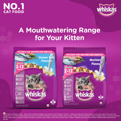 Whiskas Ocean Fish Kitten/Mother and Baby Cat Dry Food