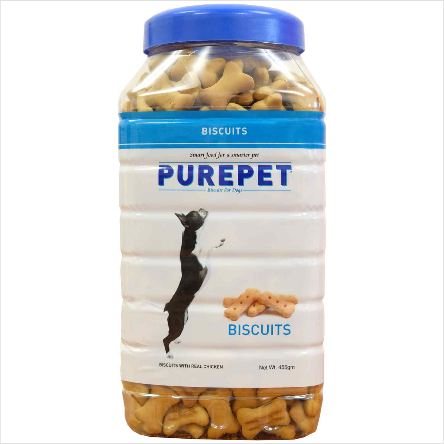 Purepet Milk Flavour Real Chicken Biscuit Dog Treats