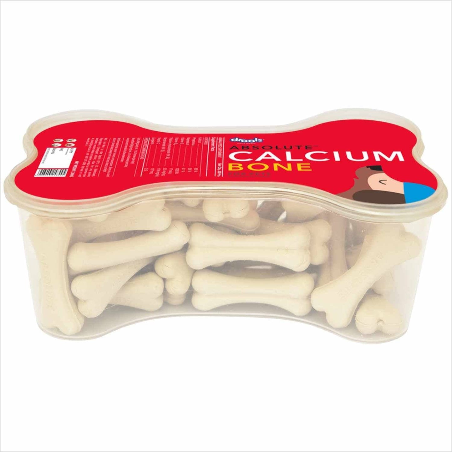 Drools Chicken and Egg Puppy Dry Food and Absolute Calcium Bone Jar for Dogs Combo