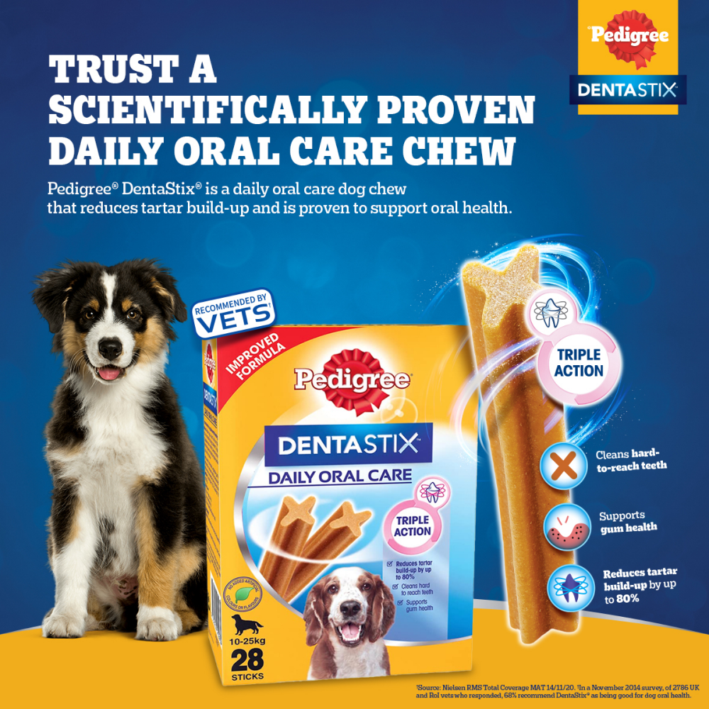 Pedigree Dentastix Oral Care for Adult (Medium Breed of 10 to 25 kg) Dog Treats