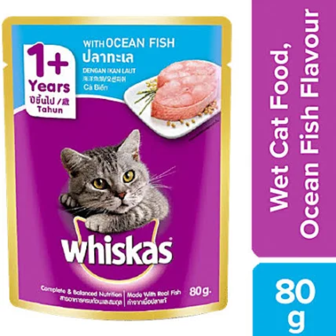 Whiskas Ocean Fish Adult Cat Wet Food