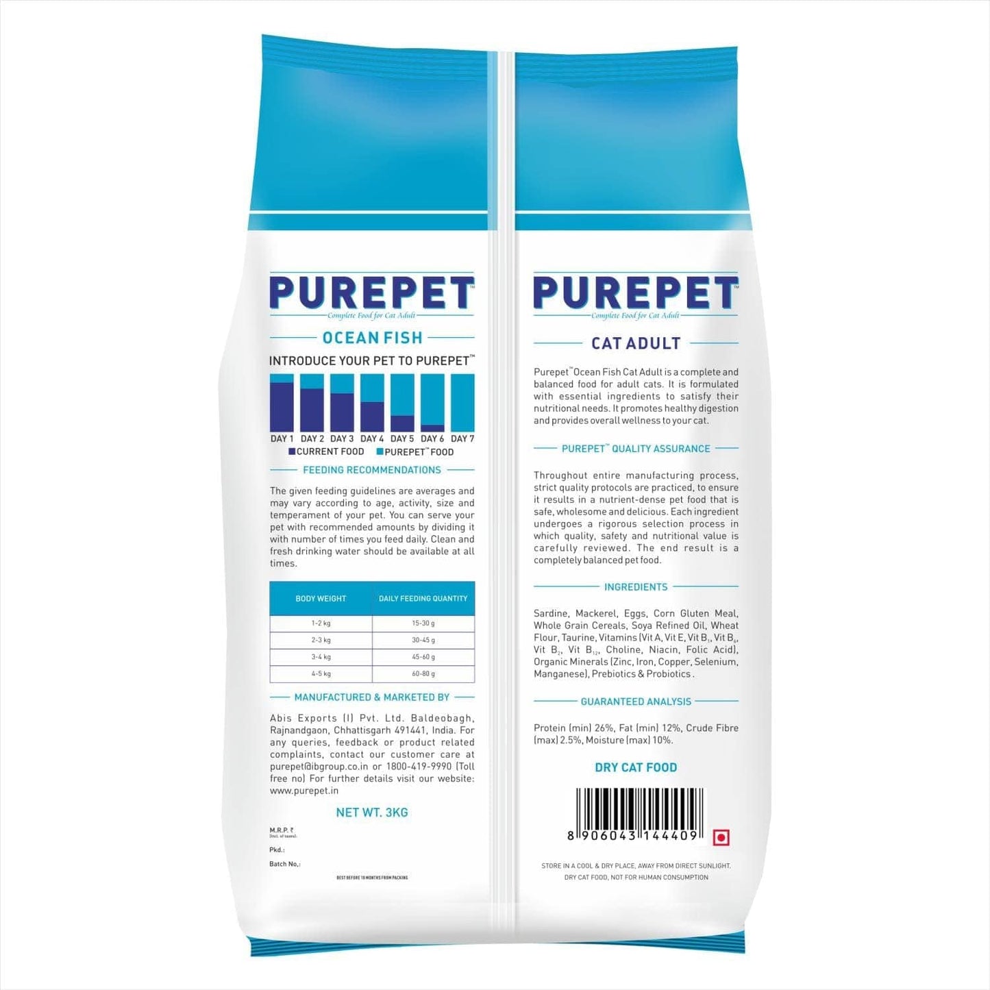 Purepet Ocean Fish Adult 20Kg