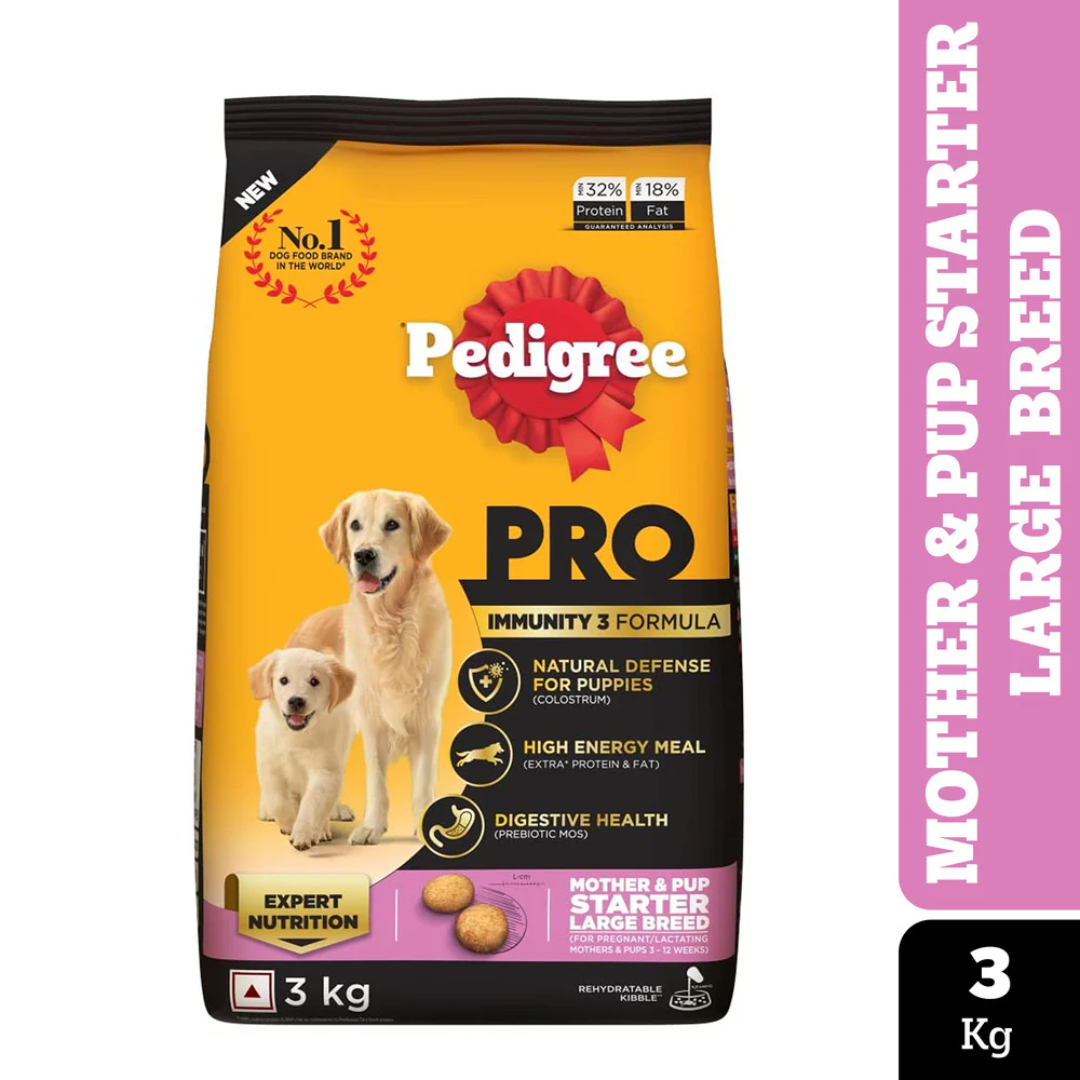 Pedigree PRO Expert Nutrition Lactating/Pregnant Mothers & Pup (3 to 12 Weeks) Starter Dog Dry Food