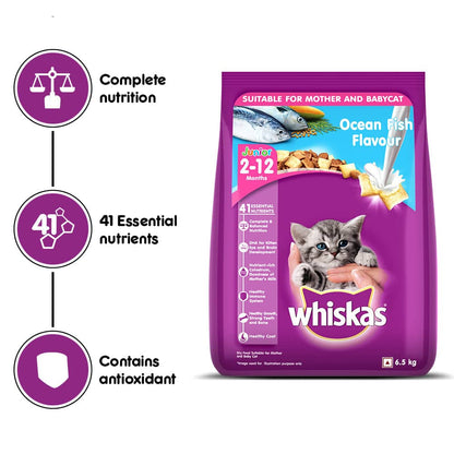 Whiskas Ocean Fish Kitten/Mother and Baby Cat Dry Food