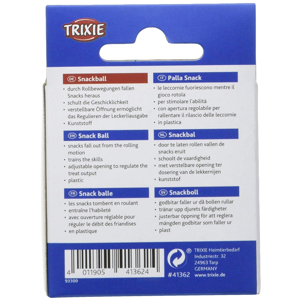 Trixie Cat Activity Snack Ball Toy for Cats