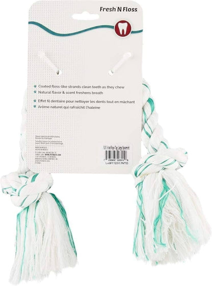 Petmate Booda Fresh N Floss Spearmint 3 Knot Rope Toy for Dogs