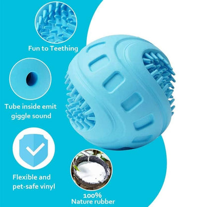 Pawsindia Brush Ball Teeth Cleaning Toy for Dogs