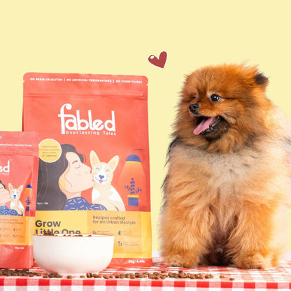 Fabled Grow Little One Fresh Chicken Turkey & Duck Small Medium Dog Dry Food