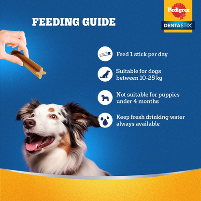 Pedigree Dentastix Oral Care for Adult (Medium Breed of 10 to 25 kg) Dog Treats