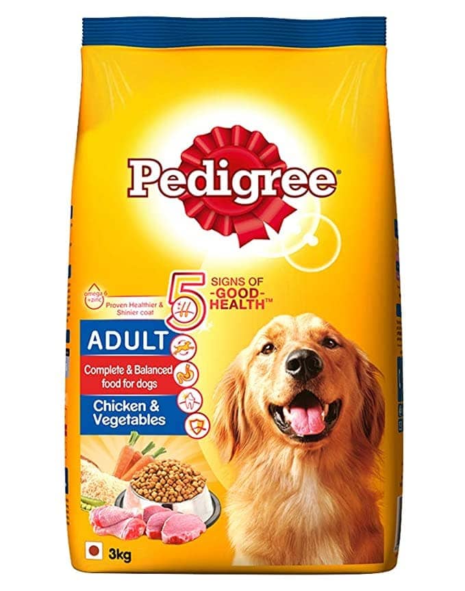 Pedigree Chicken & Vegetables Adult Dog Dry Food