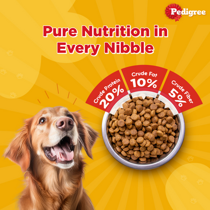 Pedigree Chicken and Vegetables Adult Dry Dog Food