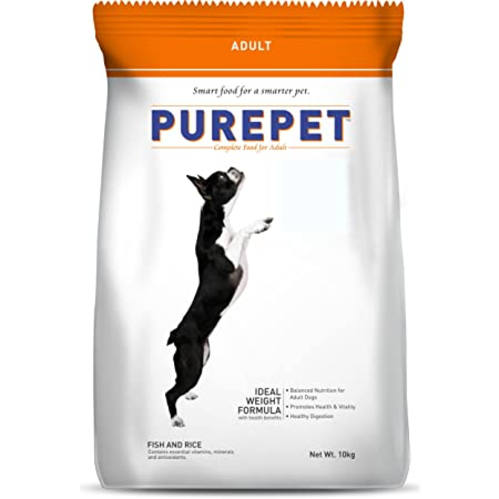 Purepet Fish & Rice Adult Dog Dry Food