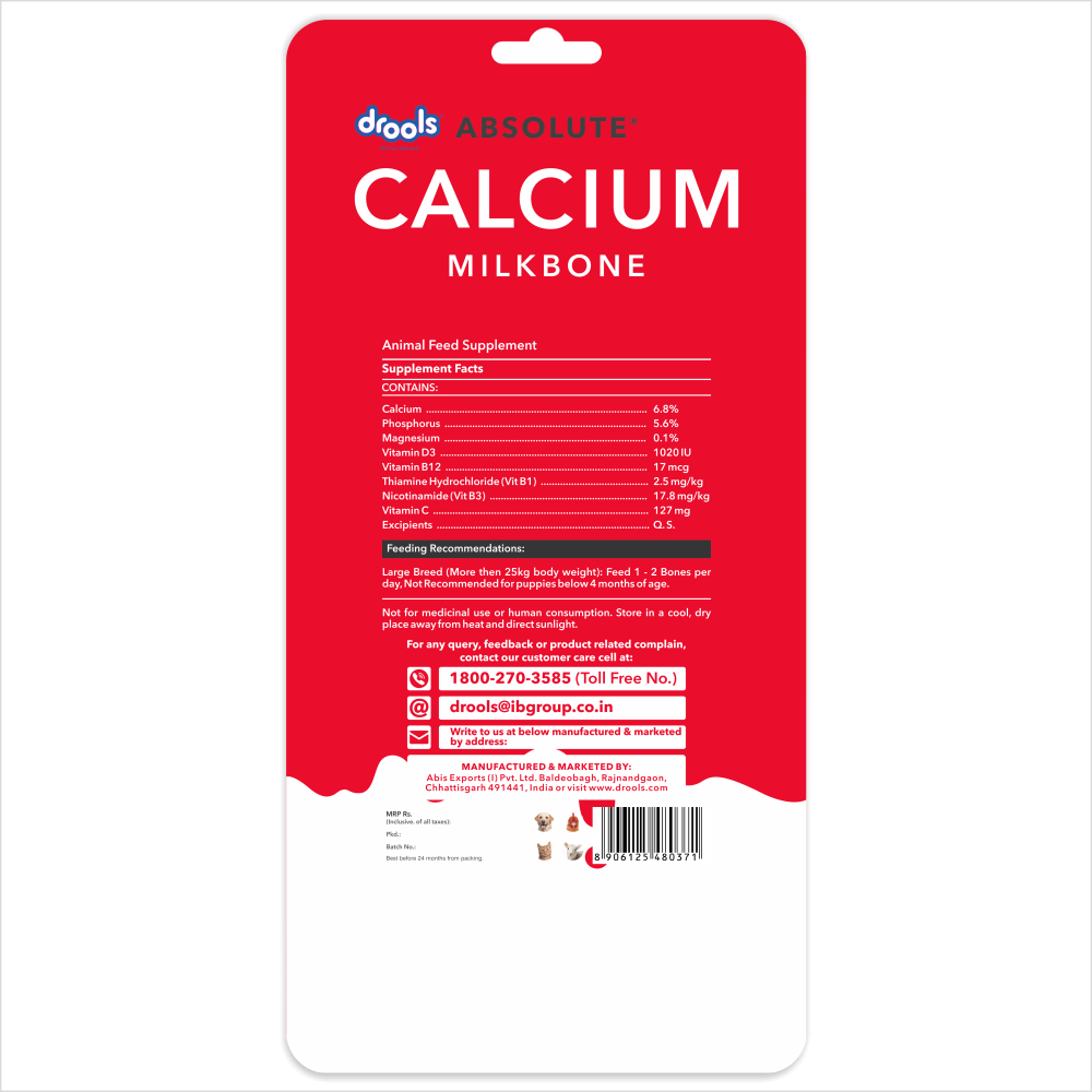 Drools Absolute Calcium Bone for Large Dogs