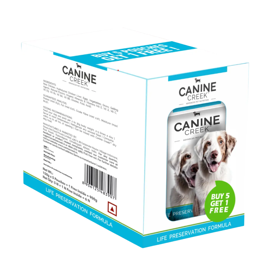 Canine Creek Real Chicken Gravy Adult Dog Wet Food