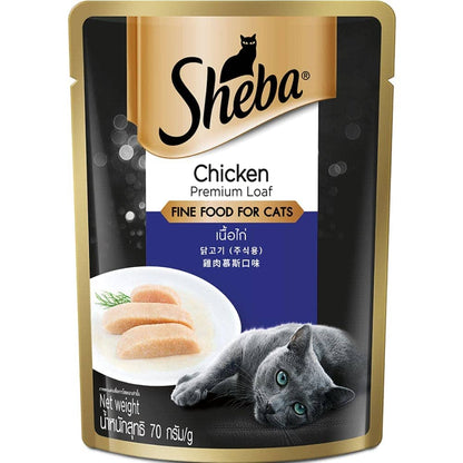 Sheba Chicken Loaf Rich Premium Adult Fine Cat Wet Food