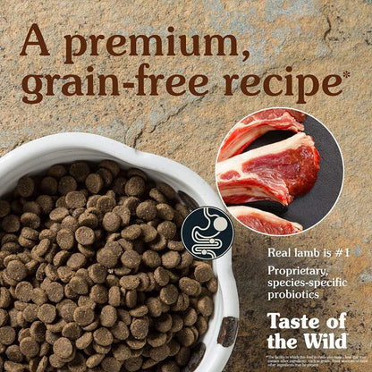Taste of the Wild Sierra Mountain Canine Recipe with Roasted Lamb Dog Dry Food