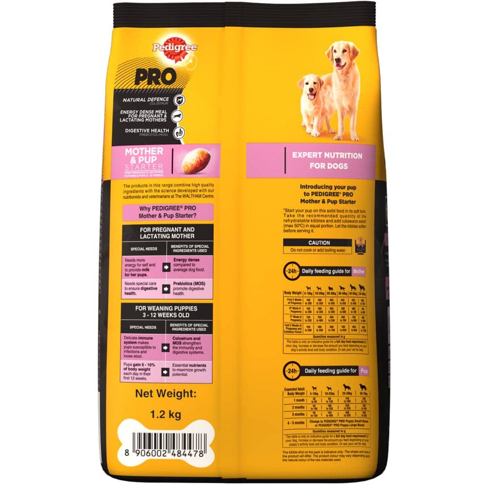 Pedigree PRO Expert Nutrition Lactating/Pregnant Mothers & Pup (3 to 12 Weeks) Starter Dog Dry Food