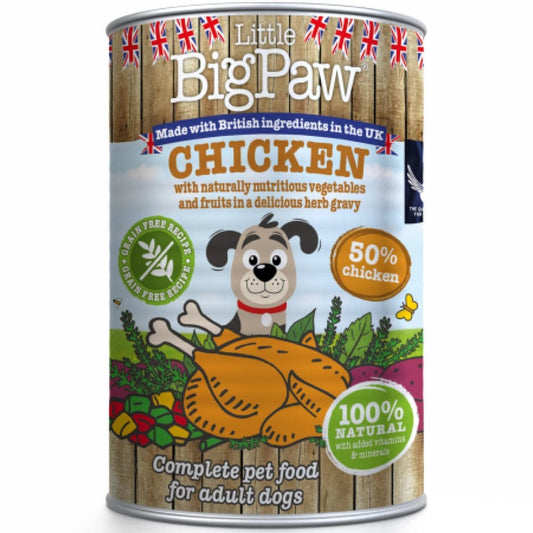 Little Big Paw Chicken Potato Peppers Beans & Herbs Dog Wet Food