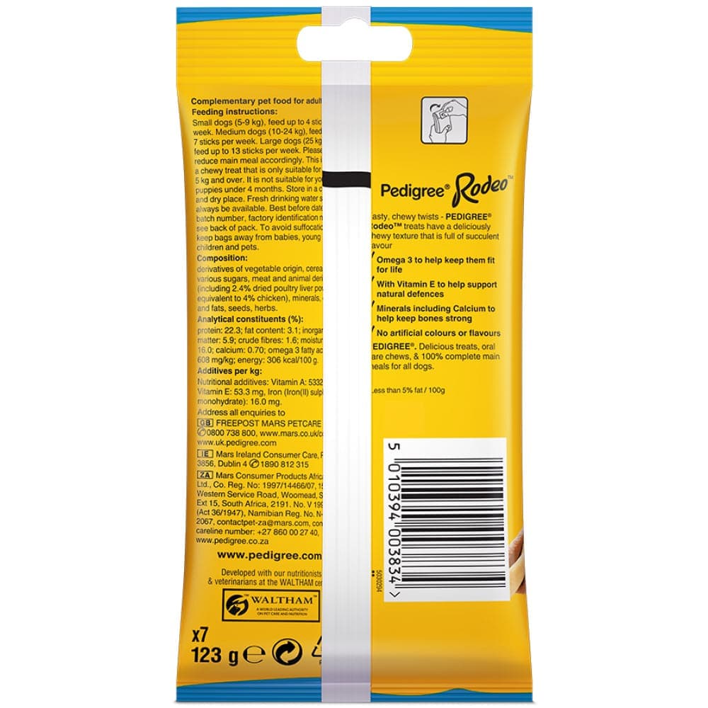 Pedigree Rodeo Chicken Adult Dog Treats